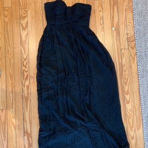 Donna Morgan Black Strapless Dress